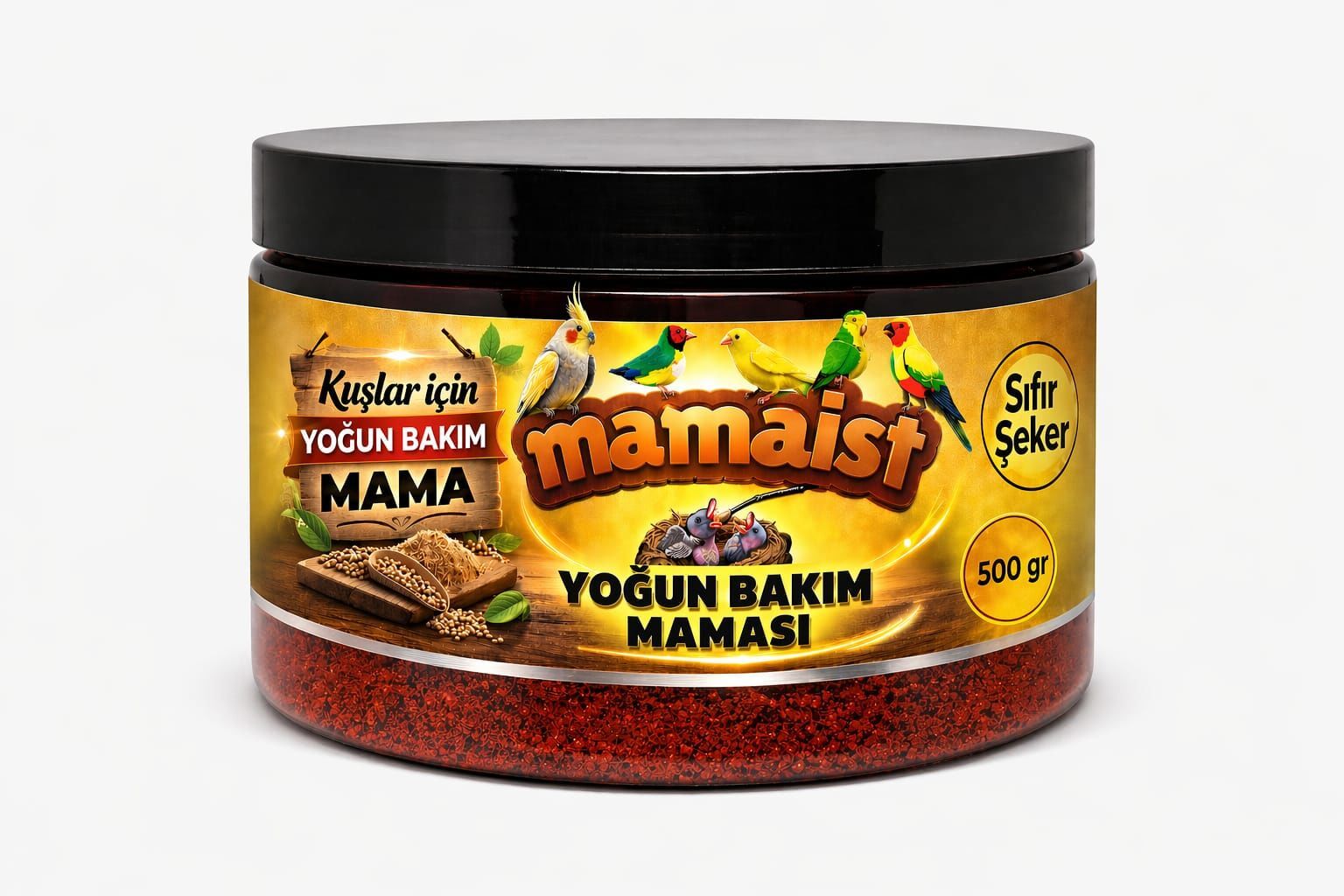 Mamaist Tüm Kuşlar İçin Besleme Ve Yoğun Bakım Maması 1000 GR